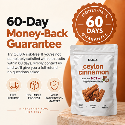 Ceylon Cinnamon 7200mg Equivalent with MCT Oil